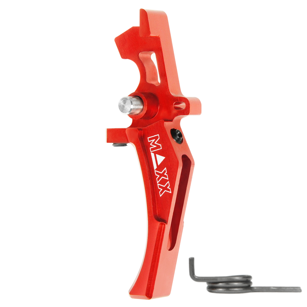 CNC Aluminum Advanced Speed Trigger (Style D) (Red)