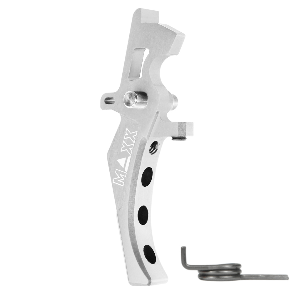 CNC Aluminum Advanced Speed Trigger (Style D) (Silver)