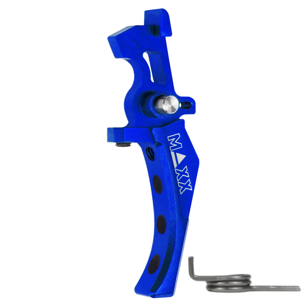 CNC Aluminum Advanced Speed Trigger (Style D) (Blue)