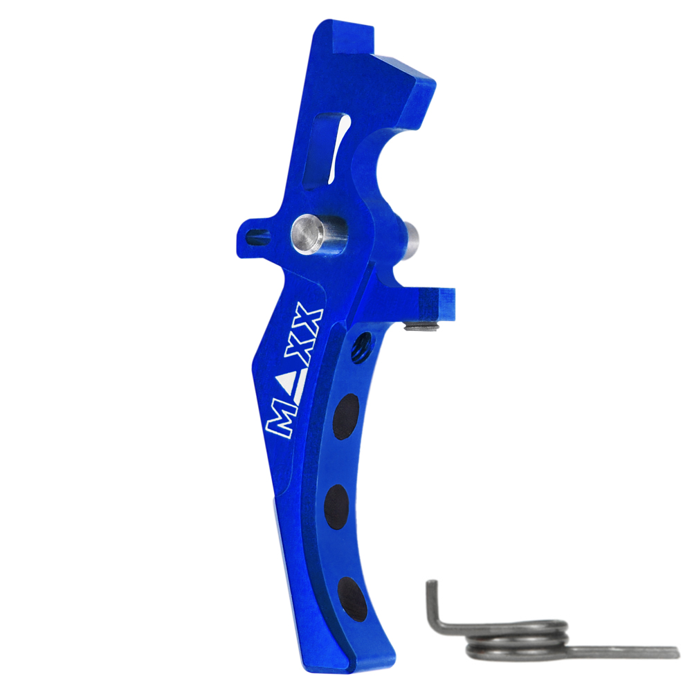 CNC Aluminum Advanced Speed Trigger (Style D) (Blue)