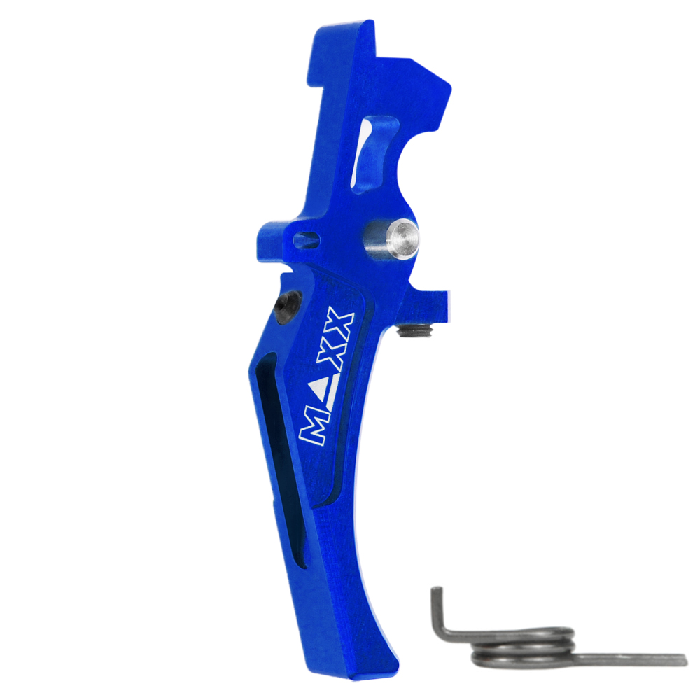 CNC Aluminum Advanced Speed Trigger (Style D) (Blue)