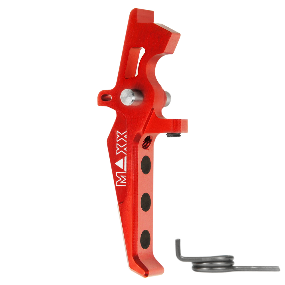 CNC Aluminum Advanced Speed Trigger (Style E) (Red)