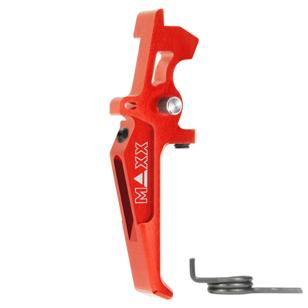 CNC Aluminum Advanced Speed Trigger (Style E) (Red)