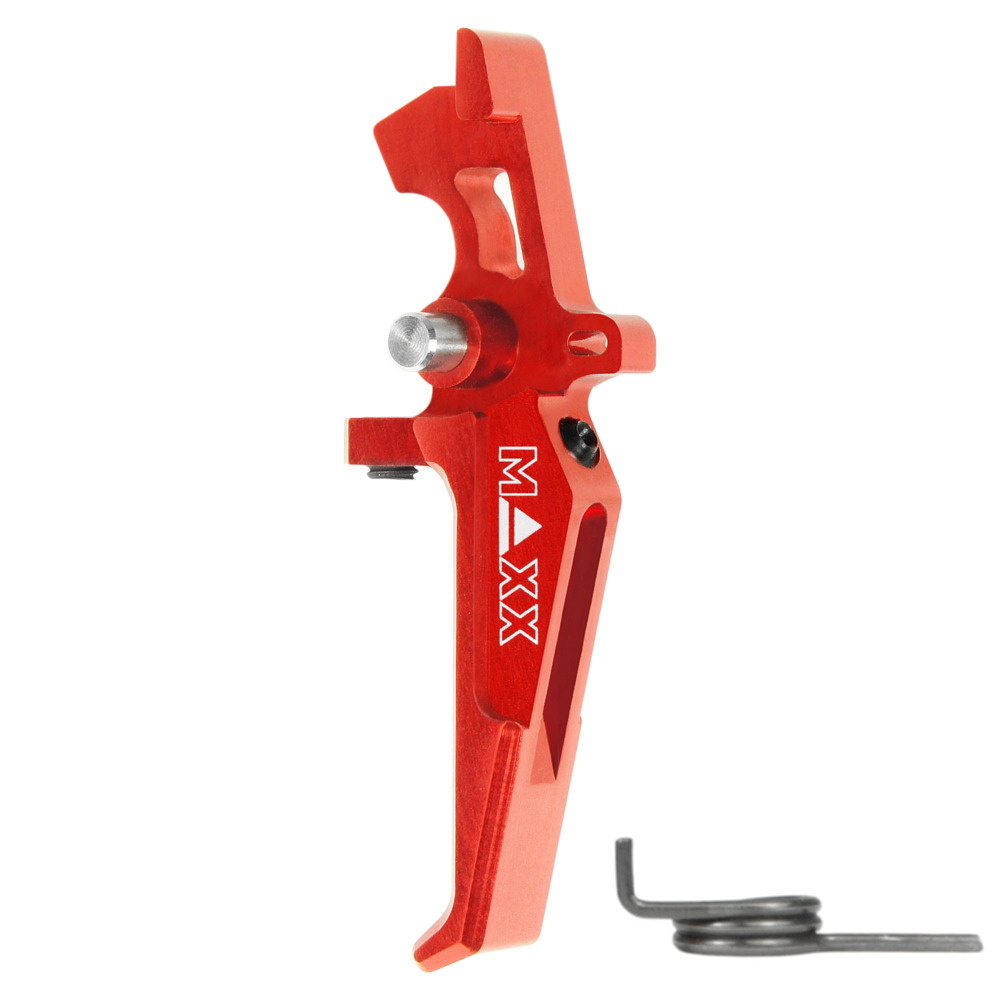 CNC Aluminum Advanced Speed Trigger (Style E) (Red)