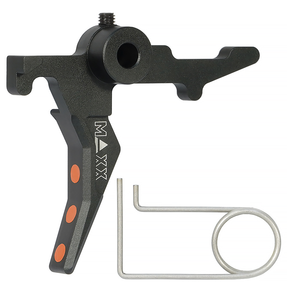 CNC Aluminum Advanced Trigger (Style B) (Black) for MTW