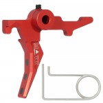 CNC Aluminum Advanced Trigger (Style B) (Red) for MTW