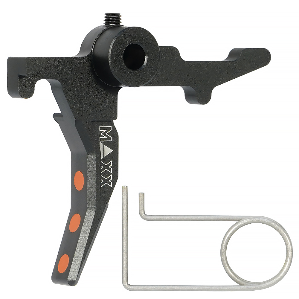 CNC Aluminum Advanced Trigger (Style C) (Black) for MTW