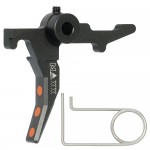 CNC Aluminum Advanced Trigger (Style C) (Black) for MTW