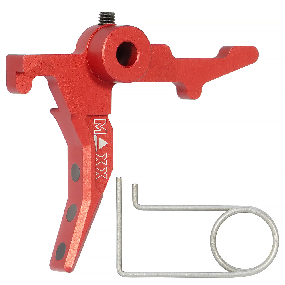CNC Aluminum Advanced Trigger (Style C) (Red) for MTW