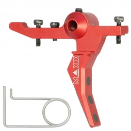 CNC Aluminum Advanced Speed Trigger (Style B) (Red) for MTW