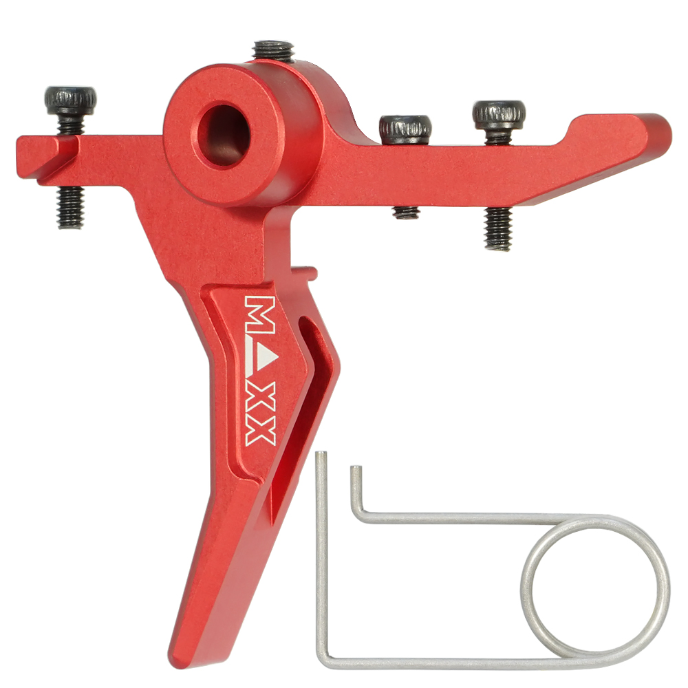 CNC Aluminum Advanced Speed Trigger (Style B) (Red) for MTW