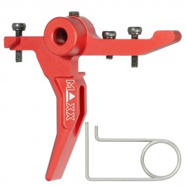 CNC Aluminum Advanced Speed Trigger (Style C) (Red) for MTW