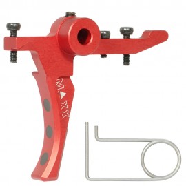 CNC Aluminum Advanced Speed Trigger (Style D) (Red) for MTW