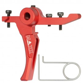 CNC Aluminum Advanced Speed Trigger (Style D) (Red) for MTW