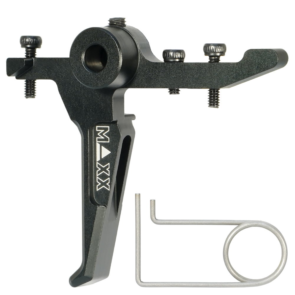 CNC Aluminum Advanced Speed Trigger (Style E) (Black) for MTW