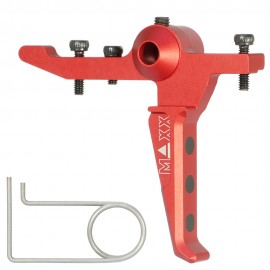 CNC Aluminum Advanced Speed Trigger (Style E) (Red) for MTW