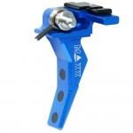 CNC Aluminum Advanced Speed Trigger (Style B) (Blue) for EVO-3