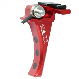 CNC Aluminum Advanced Speed Trigger (Style D) (Red) for EVO-3