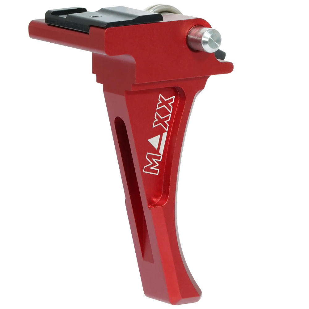 CNC Aluminum Advanced Speed Trigger (Style D) (Red) for EVO-3