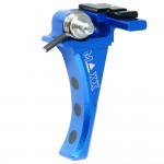 CNC Aluminum Advanced Speed Trigger (Style D) (Blue) for EVO-3