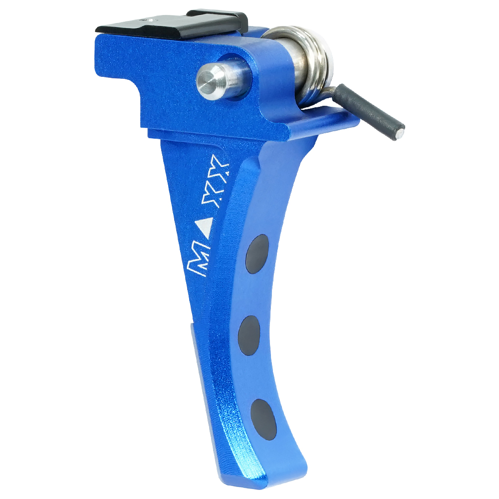 CNC Aluminum Advanced Speed Trigger (Style D) (Blue) for EVO-3