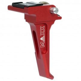 CNC Aluminum Advanced Speed Trigger (Style E) (Red) for EVO-3