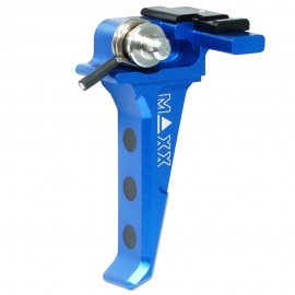 CNC Aluminum Advanced Speed Trigger (Style E) (Blue) for EVO-3