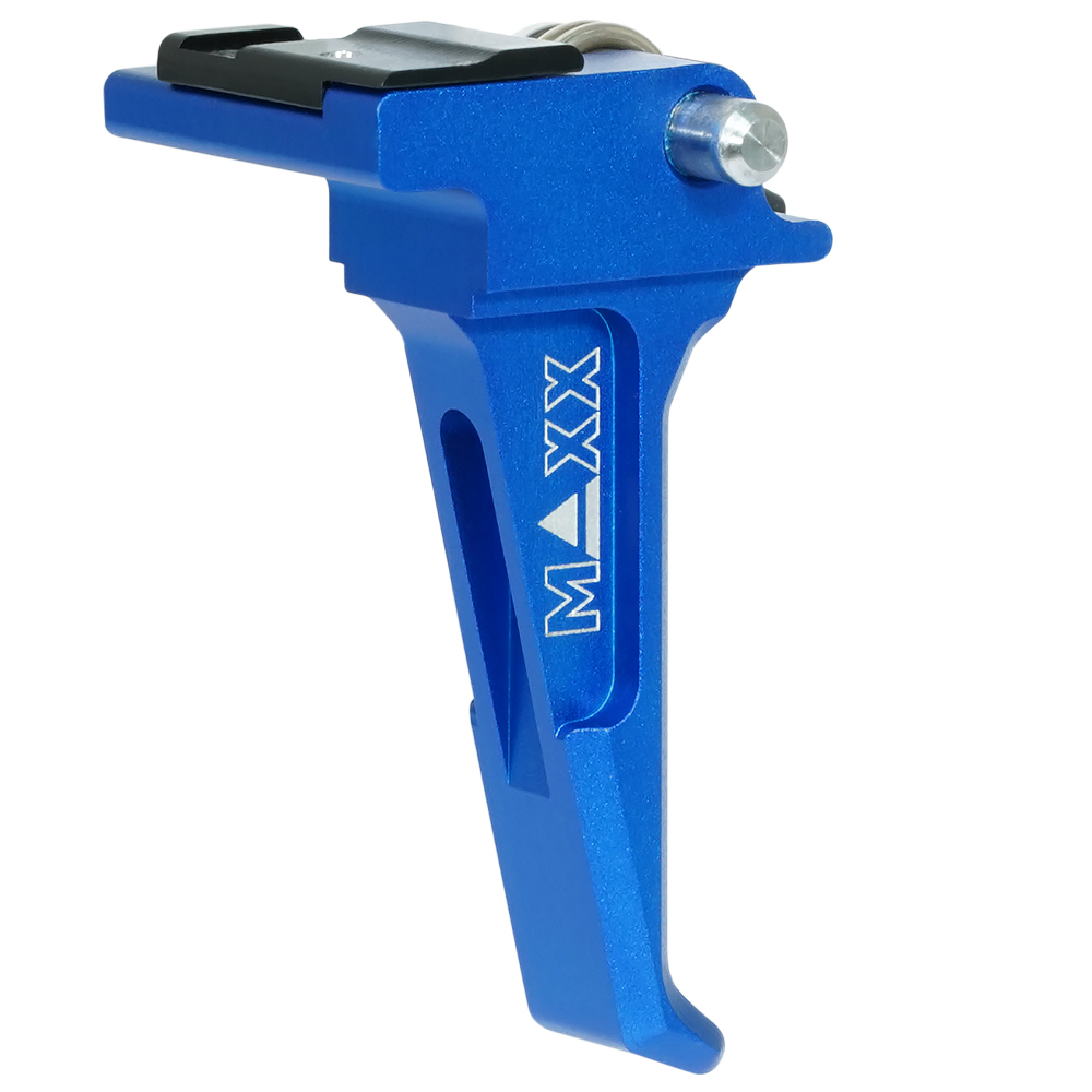 CNC Aluminum Advanced Speed Trigger (Style E) (Blue) for EVO-3