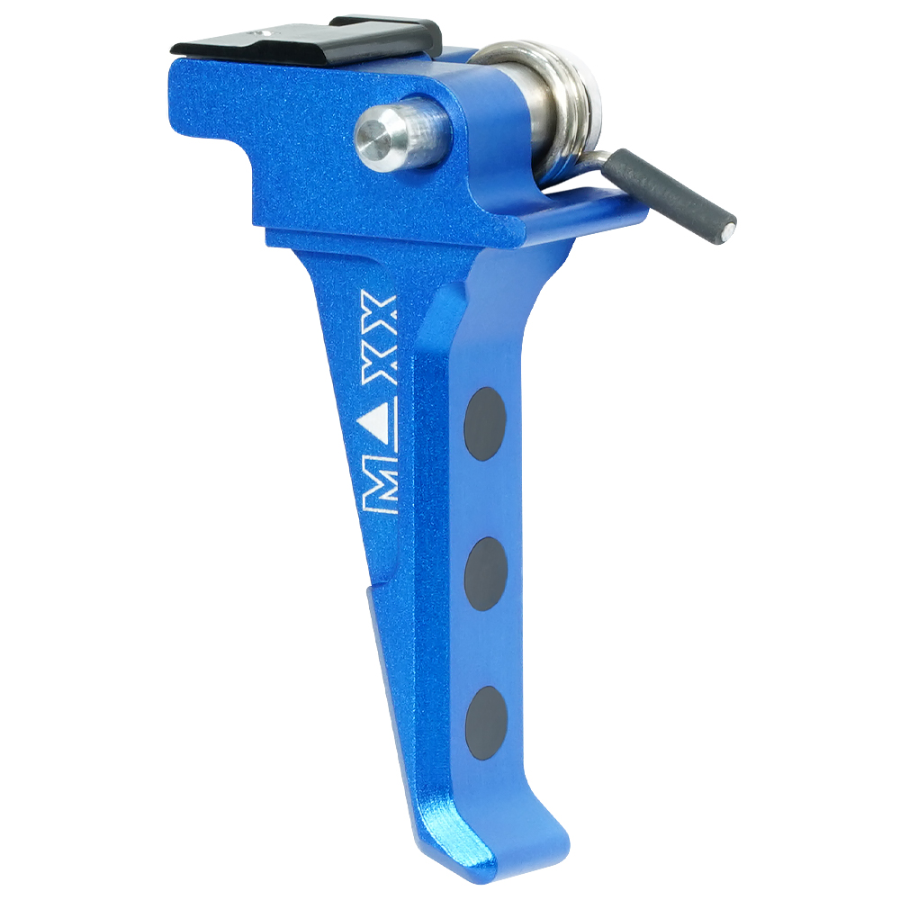 CNC Aluminum Advanced Speed Trigger (Style E) (Blue) for EVO-3