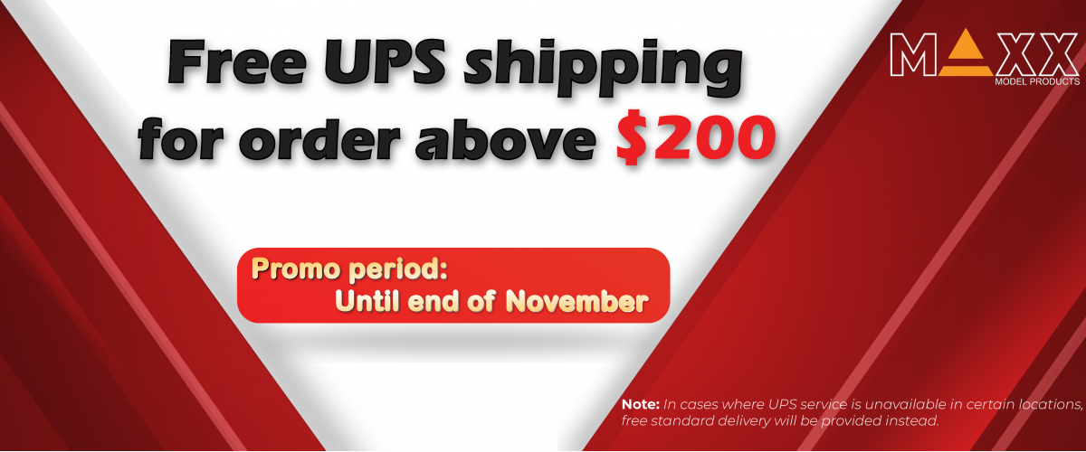 Free shipping for order above $200