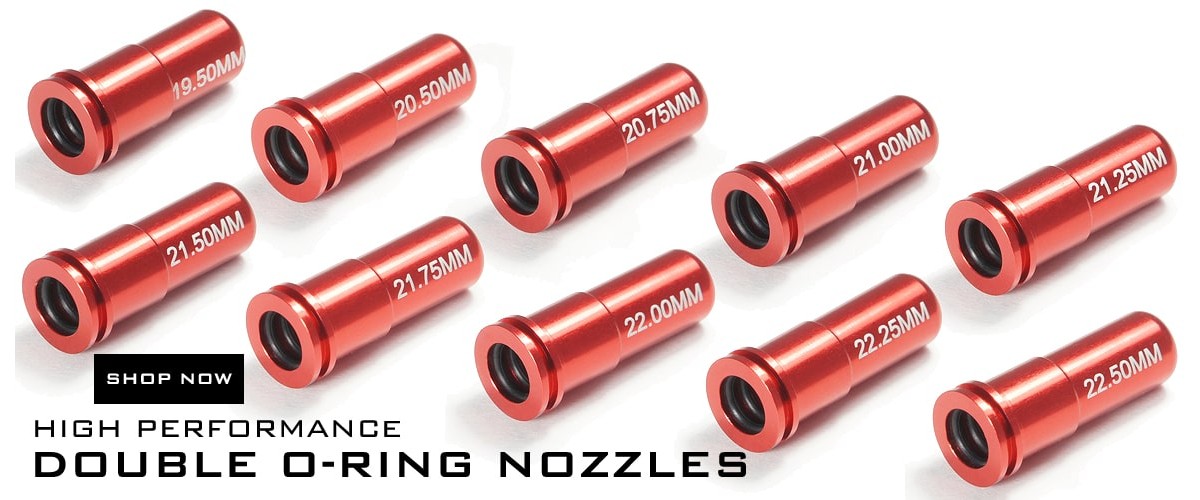 Double O-Ring Air Seal Nozzle Series